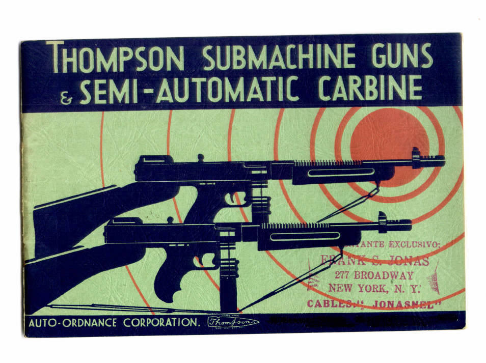 1936 Catalog Set Thompson Submachine Gun Message Board